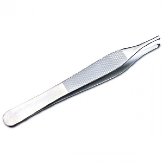 Adson Tissue Forceps Dressing  1x2 Teeth 12 cm (Pack of 25) Adson Tissue Forceps Dressing  1x2 Teeth 12 cm (Pack of 25)
